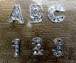 8mm rhinestone slide letters 8mm rhinestone slide letters