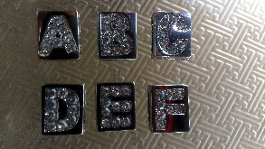8mm slide letters solid 8mm slide letters solid
