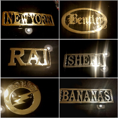 old school name belt buckle