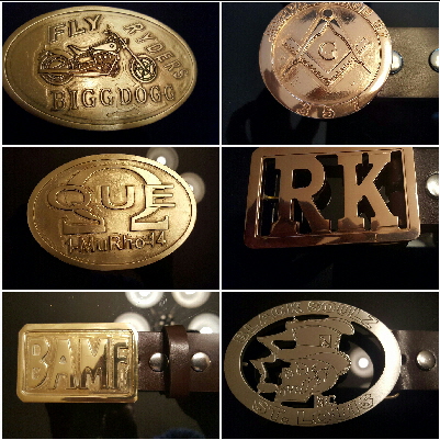 custom logo belt buckle