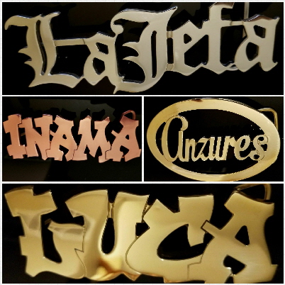 Monogram Belt Buckles