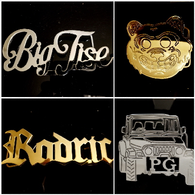 custom name belt buckle