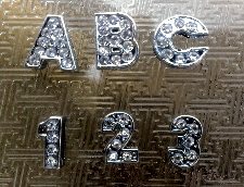 rhinestone slide letters wholesale