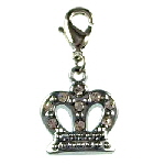 crown clip on charm