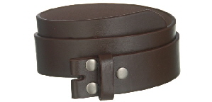 brown leather belt strap